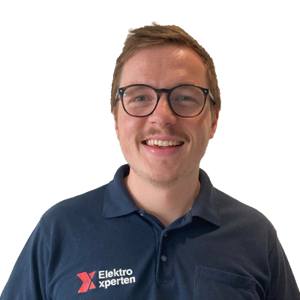 Bilde av Jonas Wikstøl, en ansatt hos elektroxperten